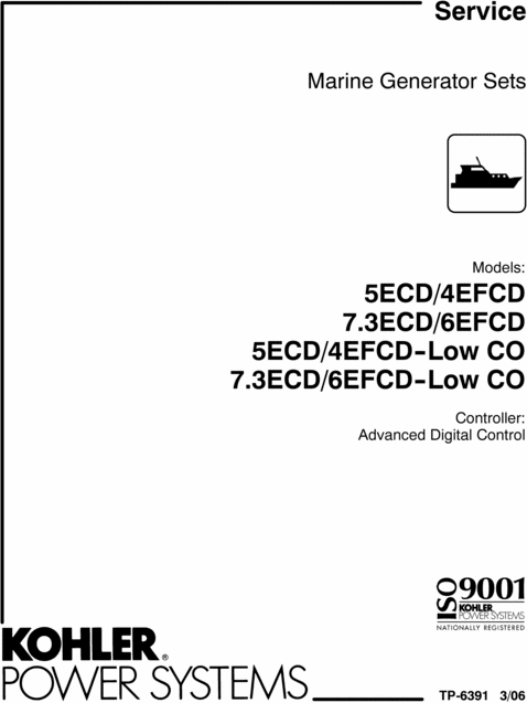 Product picture Kohler Power generator LOW CO models